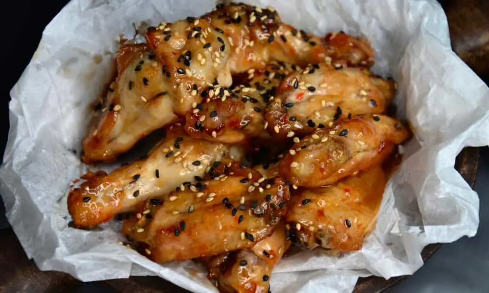 BBQ, Honey Garlic and Sweet Chili wings at CrustyCraft Pizza Transcona Winnipeg